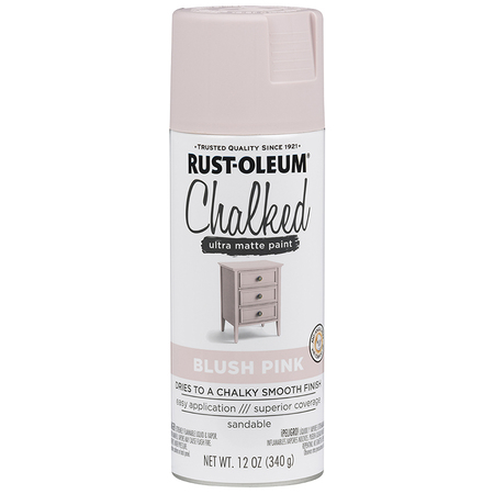 Rust-Oleum Matte Blush Pink, Matte, 12 oz 302594